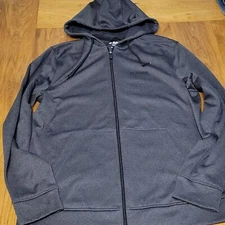 Men's M Alaskan Hardgear by Duluth Trading Co hooded zip up sweatshirt