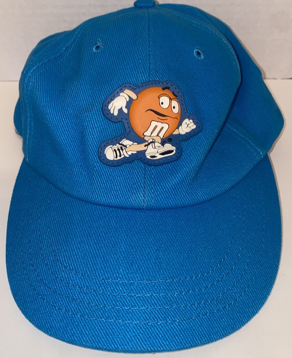 VINTAGE 1999 M&M Crispy Hat Turquoise Strap Back Cap Rare Mars