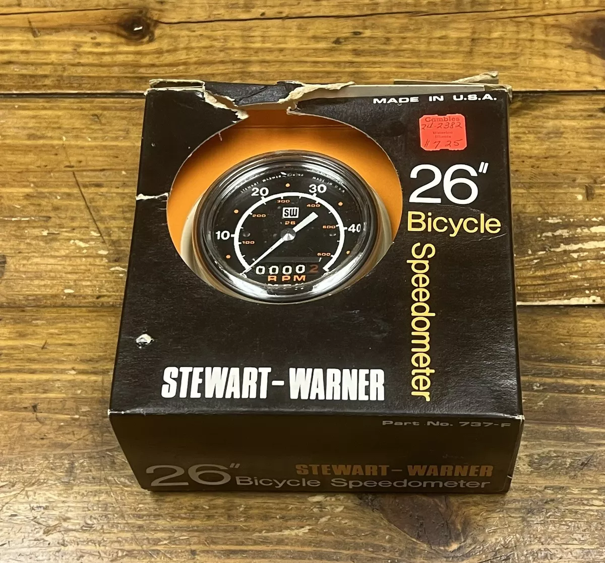 Stewart warner bicycle speedometer new arrivals