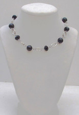 Macys~New~Simple Accent To Little Black Dress~Carved Oblong Beads & Round Beads