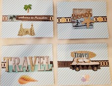 Handmade Greeting Cards - set of 8 Thinking of You Cards with Envelopes