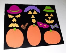 1994 Mrs. Grossman's Sticker Sheet  Halloween JOL Design A Jack O Lantern Vtg