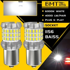 BA15S 1156 LED Reverse Backup Light 4000LM 66-SMD 2PC FOR Mini Cooper 2002-2017 