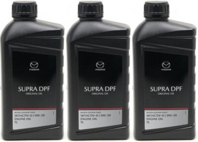 Original Mazda Oil DPF Supra 0W-30 Motoröl 3x 1l = 3 Liter