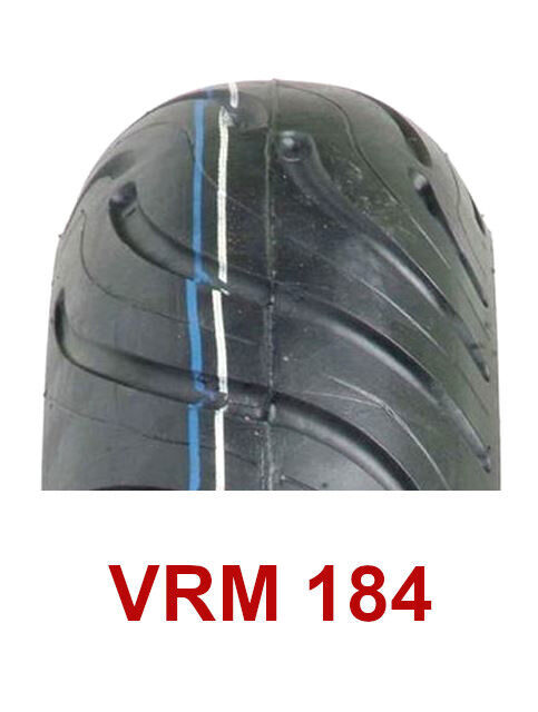 Pneu 12-120/70 antidérapant tubeless 51L avec gomme renforcée haute longévité