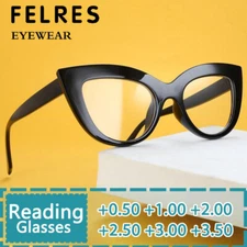 Fashion Cat Eye Blue Light Blocking Reading Glasses For Women Presbyopic Glasses