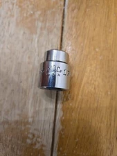 Mac Tools 3/8" Drive 17MM 6PT Metric Shallow Chrome Socket USA X617MM