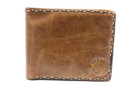 Handmade 4 1/2'' Chocolate Brown Artisan Leather Wallet