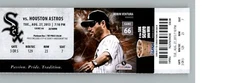 Houston Astros vs Chicago White Sox 8/27/2013 Full Ticket - Robin Ventura .