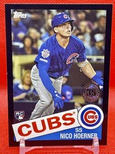 Nico Hoerner 2020 Topps 1985 Topps Baseball Black /299  #85-95 RC Cubs 🔥🔥🔥