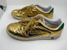 Nike Court Tradition 2 Premium 'Metallic Gold”  Sneakers - Mens Sz 12 used