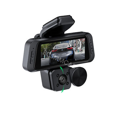 Car DVR 3 Lens WIFI Dash Camera Front Inside Rear Video Recorder Loop Recording