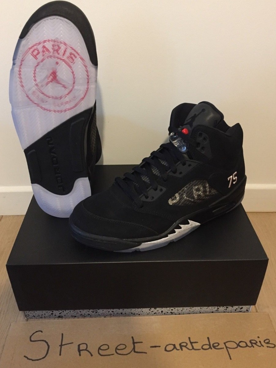 Paris Saint Germain × Nike Jordan Black Paris Saint Germain X Jordan 1 Retro High OG 'Paris Saint