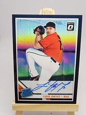 Luis Ortiz 2019 Donruss Optic Blue Prizm Rated Rookie Autograph Auto #RRS-LO /50