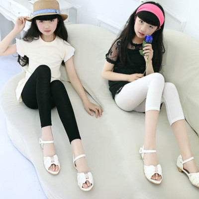 Summer Style Girls' Leggings Spring and Summer Modell Girls' Leggings Pants