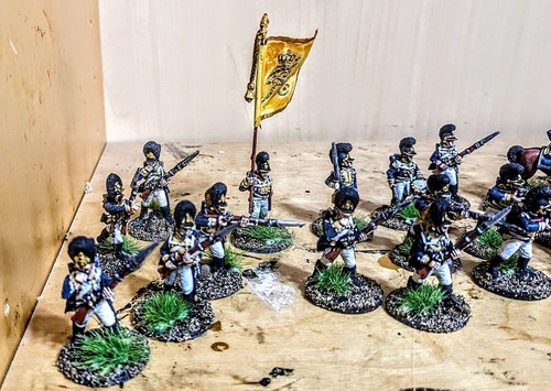 28mm Napoleonic Wurttemberg infantry firing line Black Powder - Picture 2 of 6