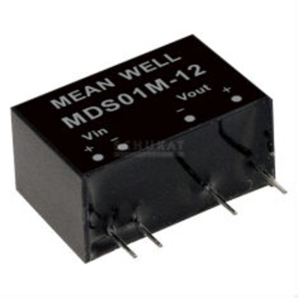 Meanwell MDS01L-12, Dc Dc-Wandler, 5:12V 84Ma 1W-image