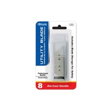 Hoja de repuesto de cuchillo utilitario BAZIC (paquete de 8)