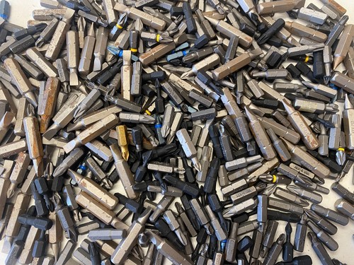 Mezclada en el paquete 20 brocas de destornillador surtidas Pozi hexagonal plana cuadrada estrella taladro - Imagen 19 de 24