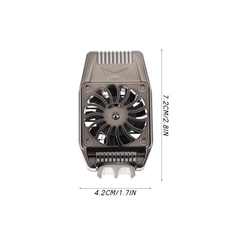 Mobile Phone Cooler Phone Cooling Fan Portable Phone Cooling Device - 第 3/12 張圖片