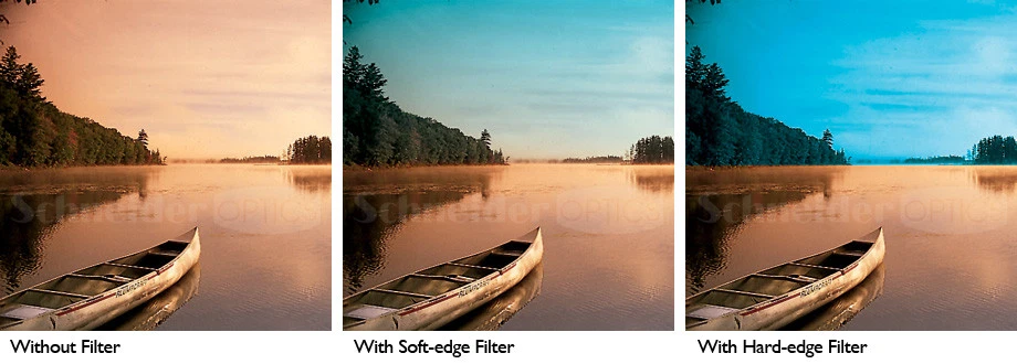 Schneider 4x4" Graduated Golden Sepia 1 Water White Glass Filter - Hard Edge - Image 2 of 4