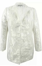 Kasper Women’s Floral Ivory Blazer Uk 14 New