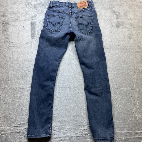 Levi's 514 Jeans Straight Leg Boys Youth Size 14 27x29 Blue - Picture 3 of 8