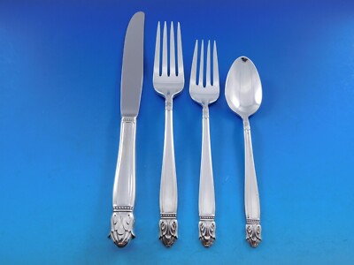Danish Princess by Holmes & Edwards Silverplate Flatware Set 12