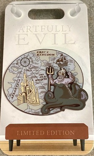 2021 Disney Parks Artfully Evil Villains The Little Mermaid URSULA LE 3000 Pin - Picture 2 of 2