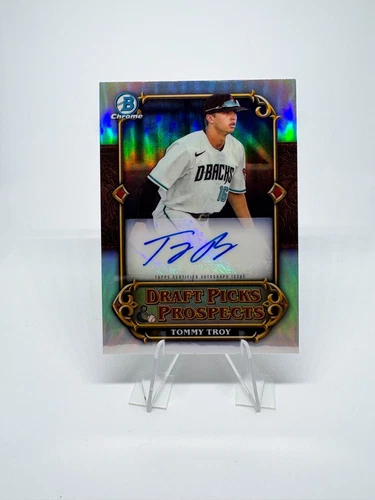 2023 Bowman Draft - Draft Picks & Prospects Auto Tommy Troy /99 #DPP-7 (AU,RC)