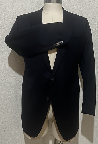 Samuelsohn Loro Piana Extreme Wool Navy Blue Blazer Sport Coat 48R Slim Fit - Picture 4 of 19