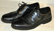 Nunn Bush Mens Black Leather Dress Shoes Cap Toe Lace Up Oxfords Size 11 M