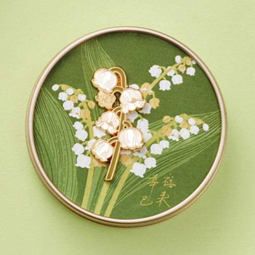 Lily of The Valley Brooch Exquisite High-grade with Hand Gift Birthday Gift - Picture 3 of 10