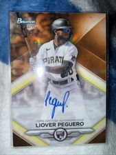 2023 Bowman Sterling - Rookie Autographs Liover Peguero Orange Refractor /75