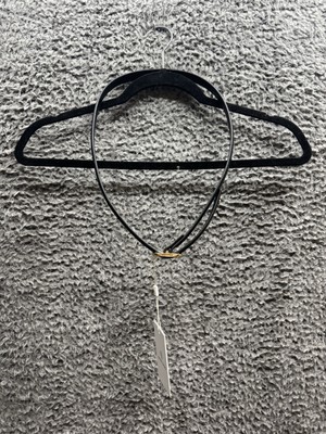 ANINE BING Women's Mini Mara Signature Link Belt Black/Gold XS-S NWT
