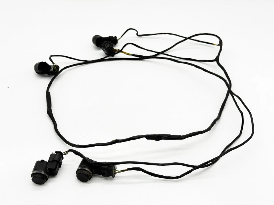 Arnés de cables PDC para parachoques delantero BMW X5 X6 2011-2013 61129244421 FABRICANTE DE EQUIPOS ORIGINALES USADO Foto 3 de 4