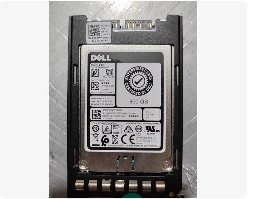 DELL 800GB SATA 6G MU SSD 1.8" Micro THNSF8800CAME / 0WCK0G, WCK0G - Image 2 of 2