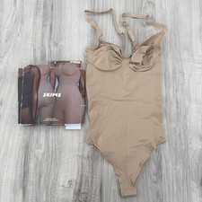 SKIMS Seamless Sculpt Low Back Thong Bodysuit 2X Clay