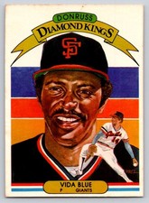 1982 Donruss - Diamond Kings Vida Blue #4