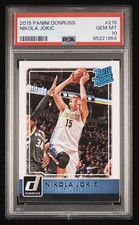 2015 Panini Donruss #215 Nikola Jokic Rookie Card Rated Rookie PSA 10