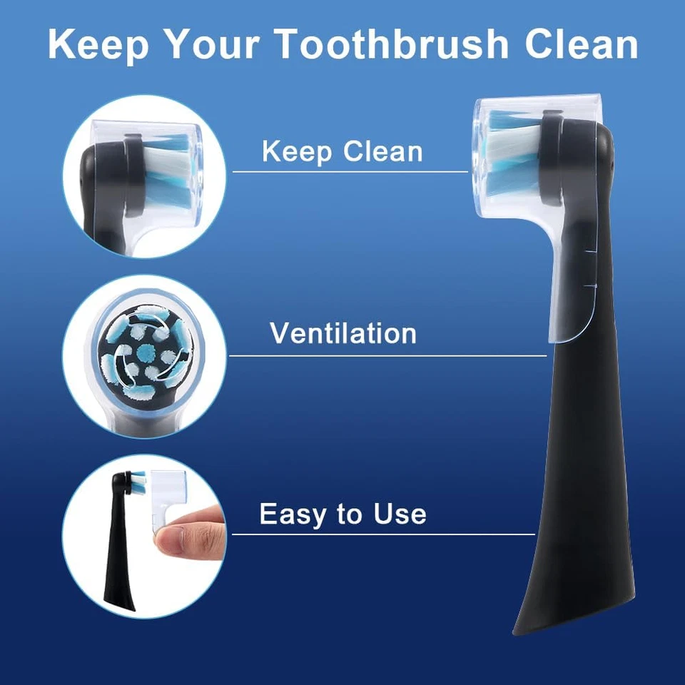 6 Pack Toothbrush Covers for Electric Toothbrush Heads, Mixing Colors - Image 3 of 4