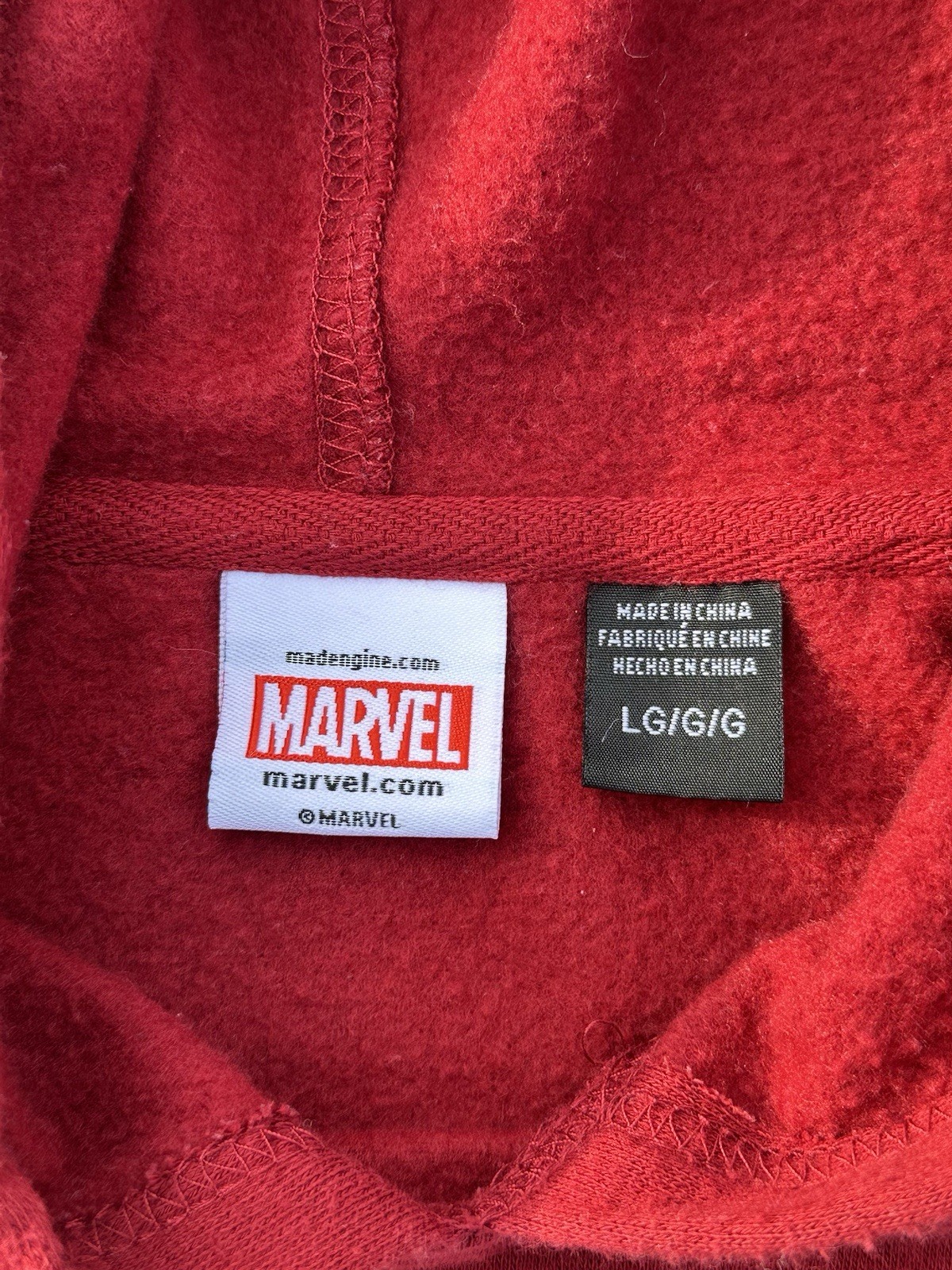 Deadpool Marvel Graphic Pullover Hoodie Adult Siz… - image 4