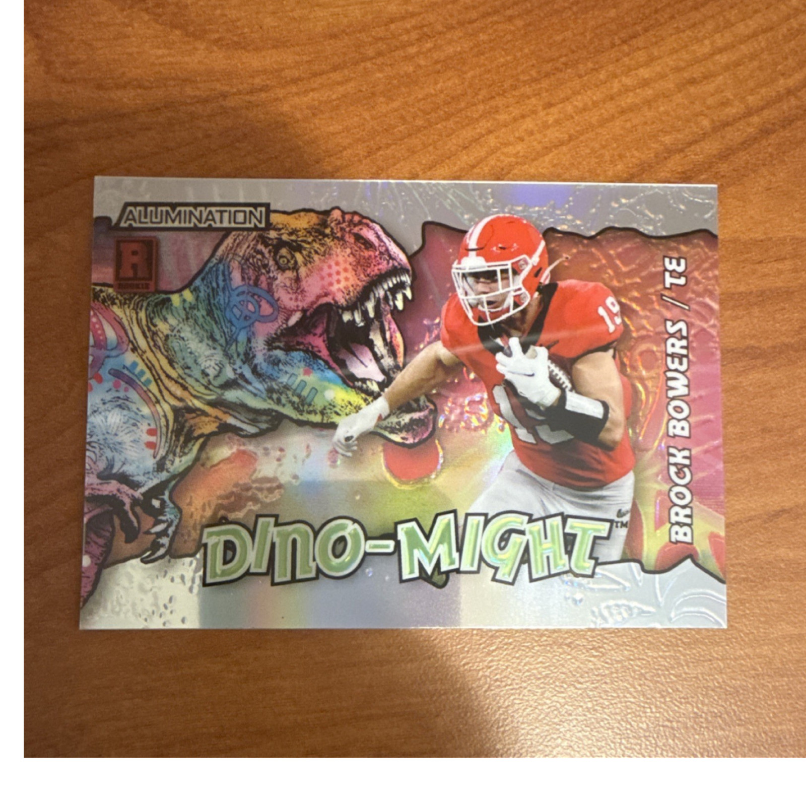 Wild Card 2023 Alumination Dinomight Brock Bowers #AD-BB Serial Numbered