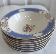 7 Vintage Dessert Bowls Homer Laughlin China Company's Brittany Line | Majestic