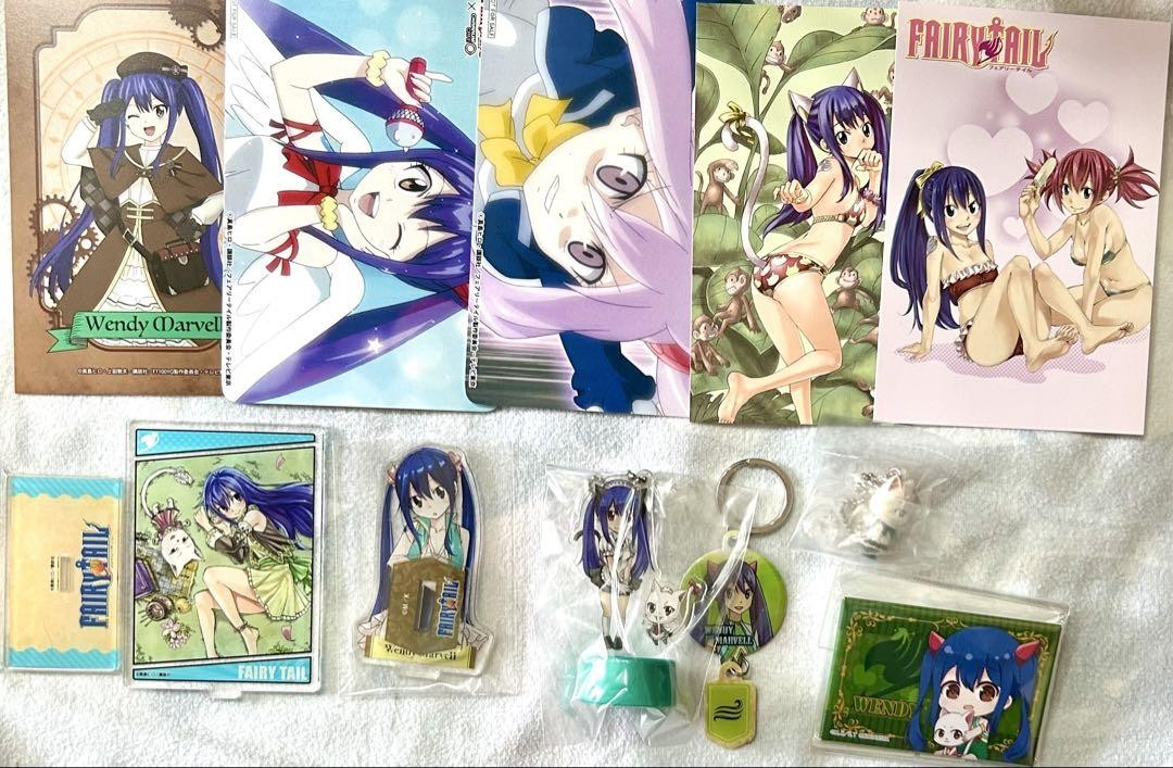 Fairy Tail Wendy and Charle Merchandise Set Collectible Figures