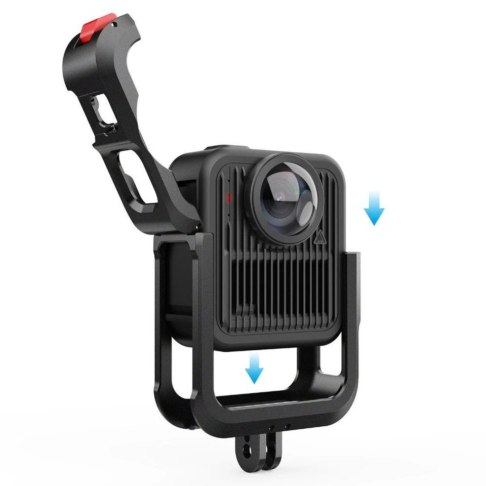 For GoProMAX2 Camera Cage Case with Aluminum Alloy Build and Battery Cover - Image 4 of 4