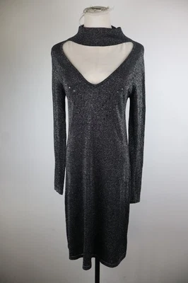 GUESS Robe Costume Manches Longues Femme Taille M Casual Vintage Moulant - Photo 1/4