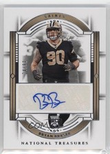 2023 Panini National Treasures Rookie Signatures 24/99 Bryan Bresee Auto 03tv