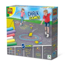 SES Creative 02207 Chalk Games-5 in 1