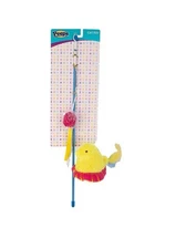 Fetch For Pets Peeps Cat Toy Teaser Wand w/ Fluffy Chick w/ Cat Nip NEW